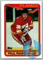 1990-91 Topps Paul Ranheim Rookie Calgary Flames #20